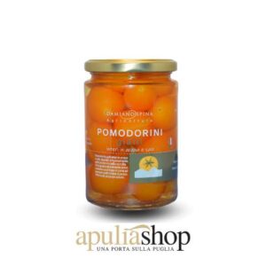 Pomodorini Gialli Interi in Acqua e Sale Spina Gr. 330