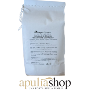 Semola fine di grano duro Senatore Cappelli 1kg – Apuliashop